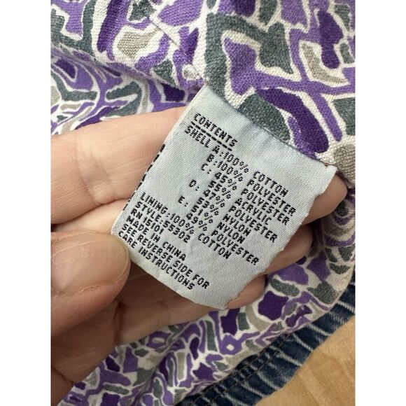 Vintage (Current Seen) Women’s Denim Patchwork Medium Classic 80’s Retro Movies - Picture 11 of 12